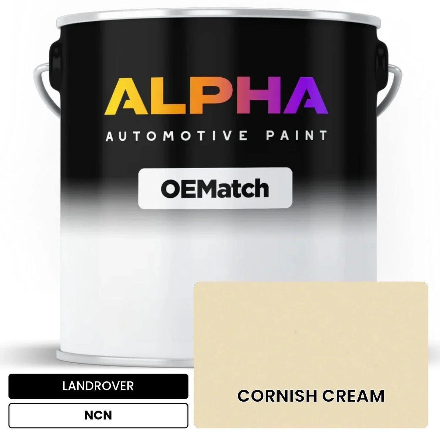 LANDROVER CORNISH CREAM NCN OEMatch Basecoat