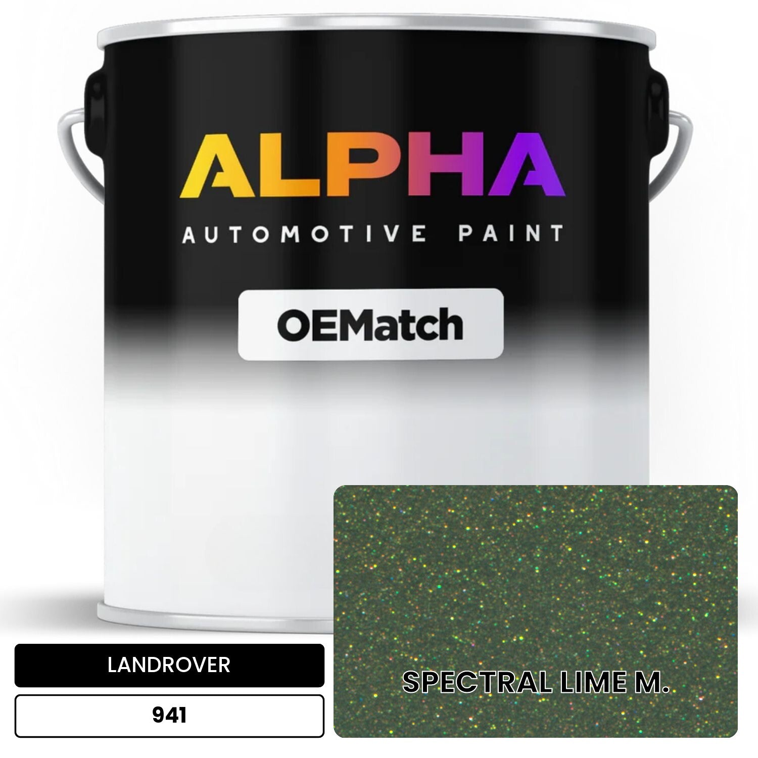 LANDROVER SPECTRAL LIME M. 941 OEMatch Basecoat