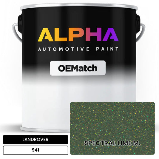 LANDROVER SPECTRAL LIME M. 941 OEMatch Basecoat