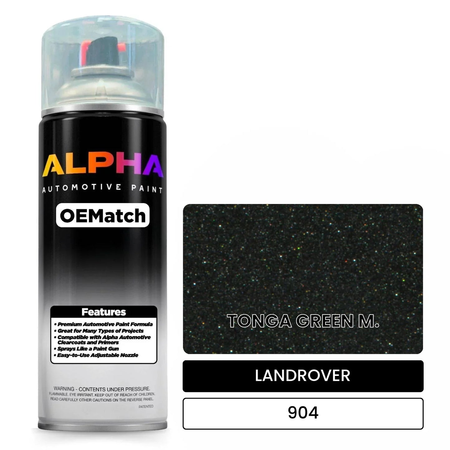 LANDROVER TONGA GREEN M. 904 OEMatch Spraycan