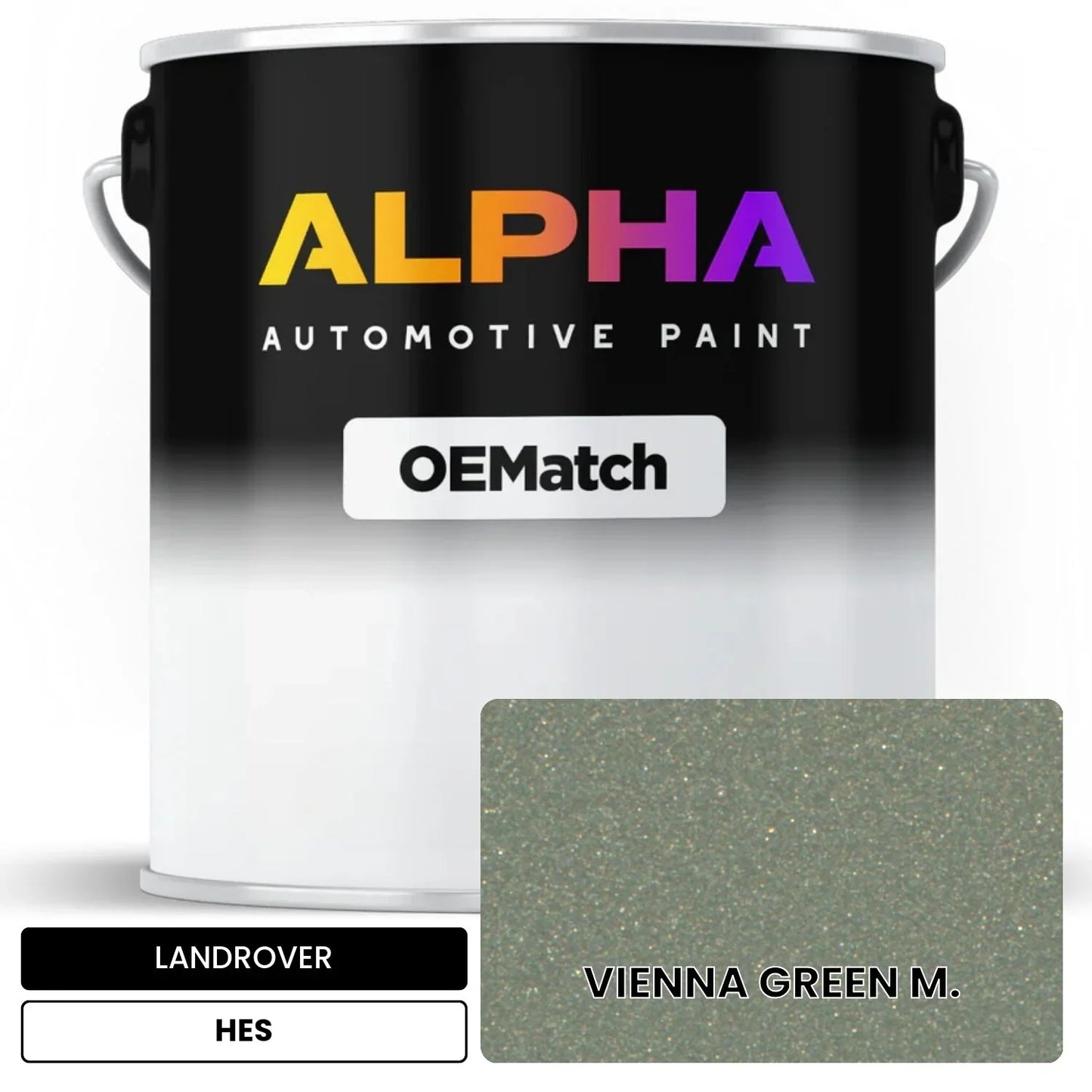 LANDROVER VIENNA GREEN M. HES OEMatch Basecoat