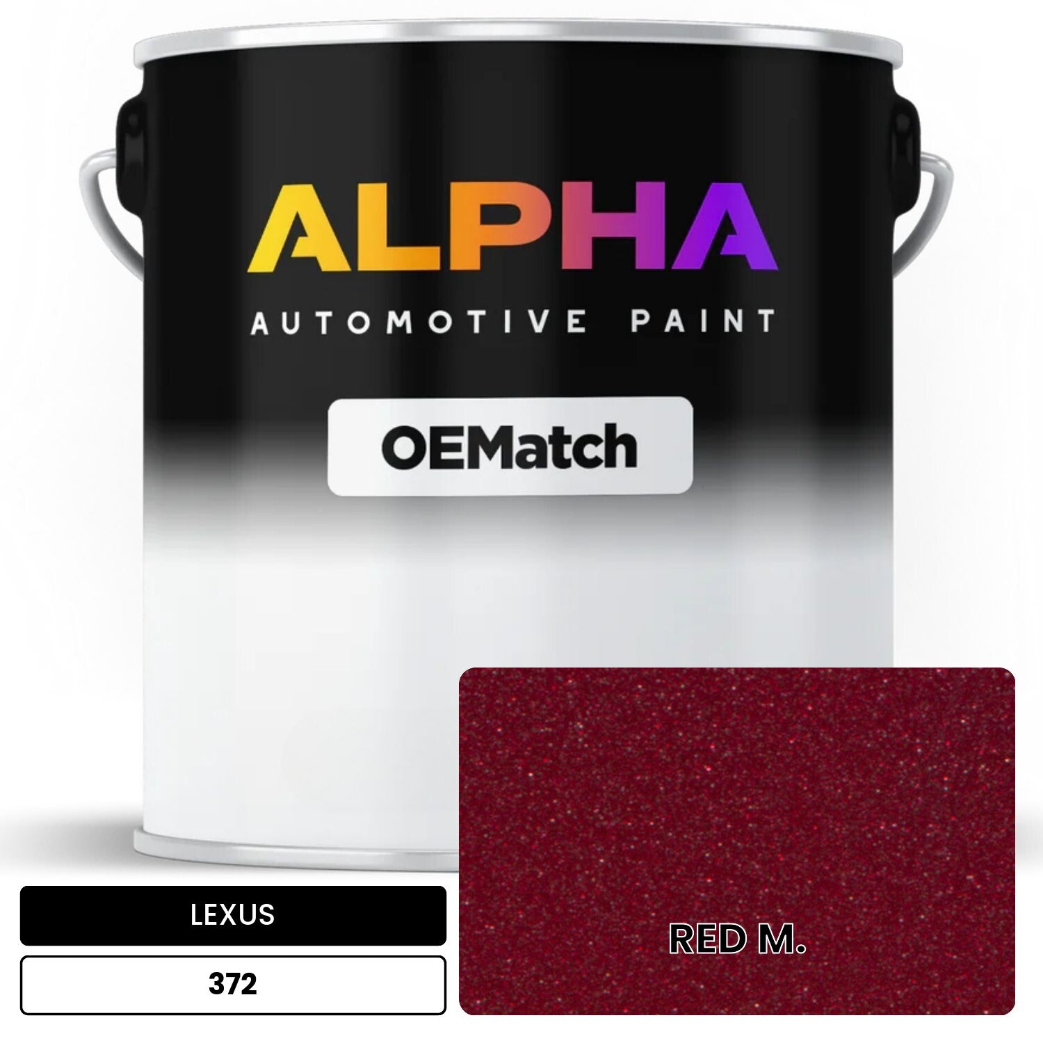 LEXUS RED M. 372 OEMatch Basecoat