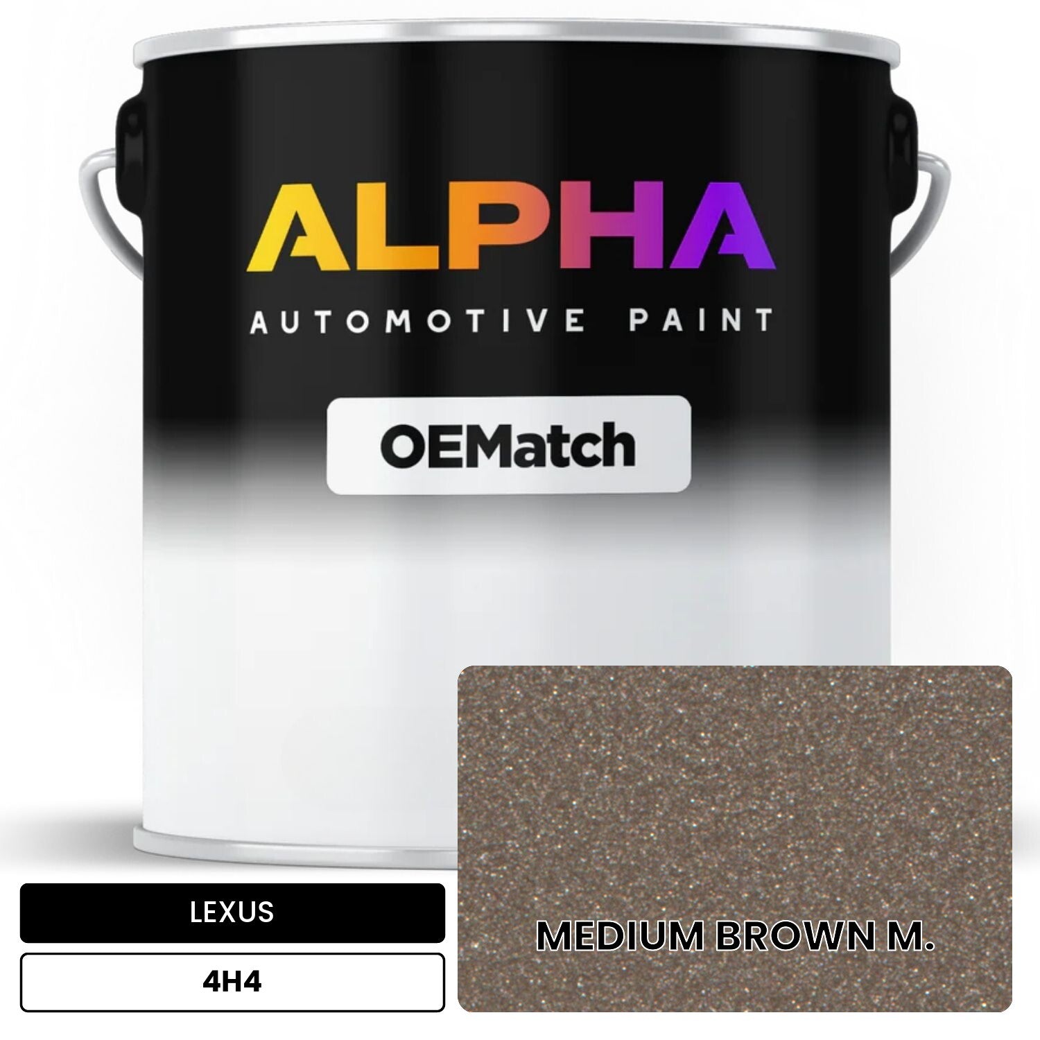 LEXUS MEDIUM BROWN M. 4H4 OEMatch Basecoat