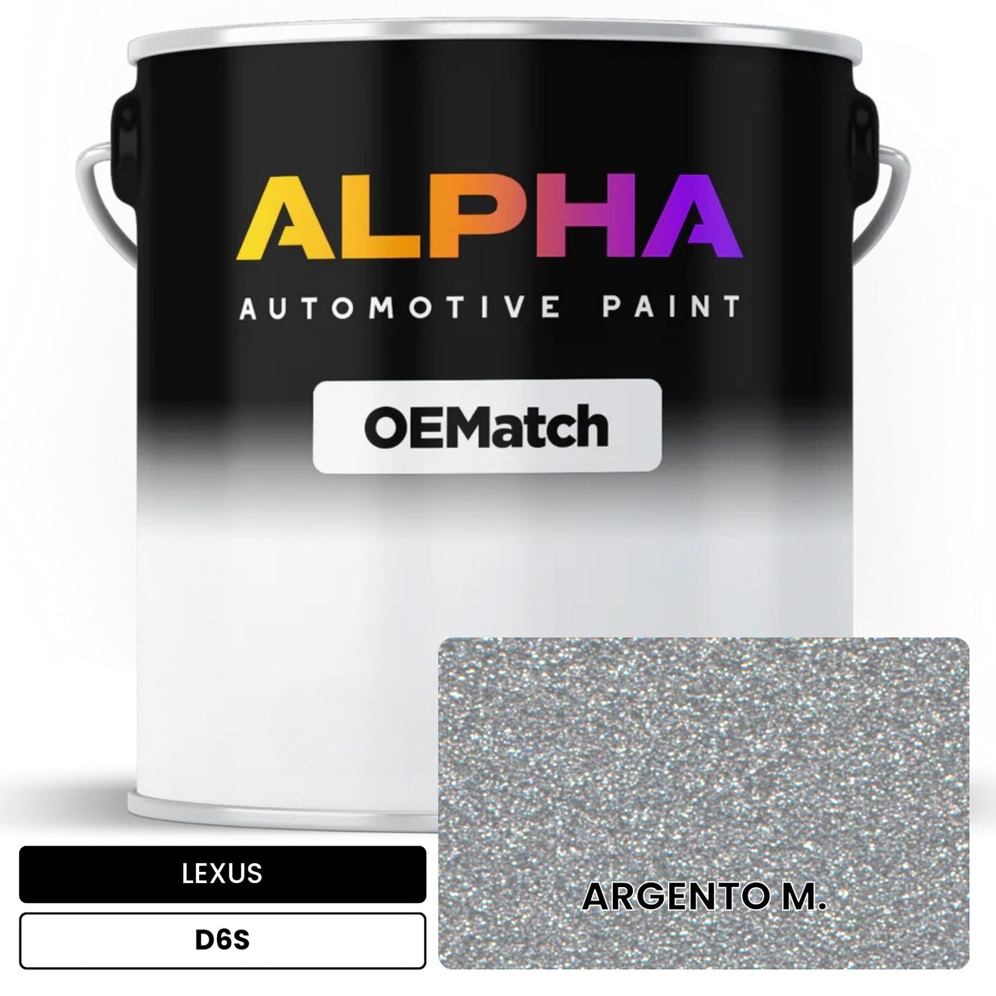 LEXUS ARGENTO M. D6S OEMatch Basecoat