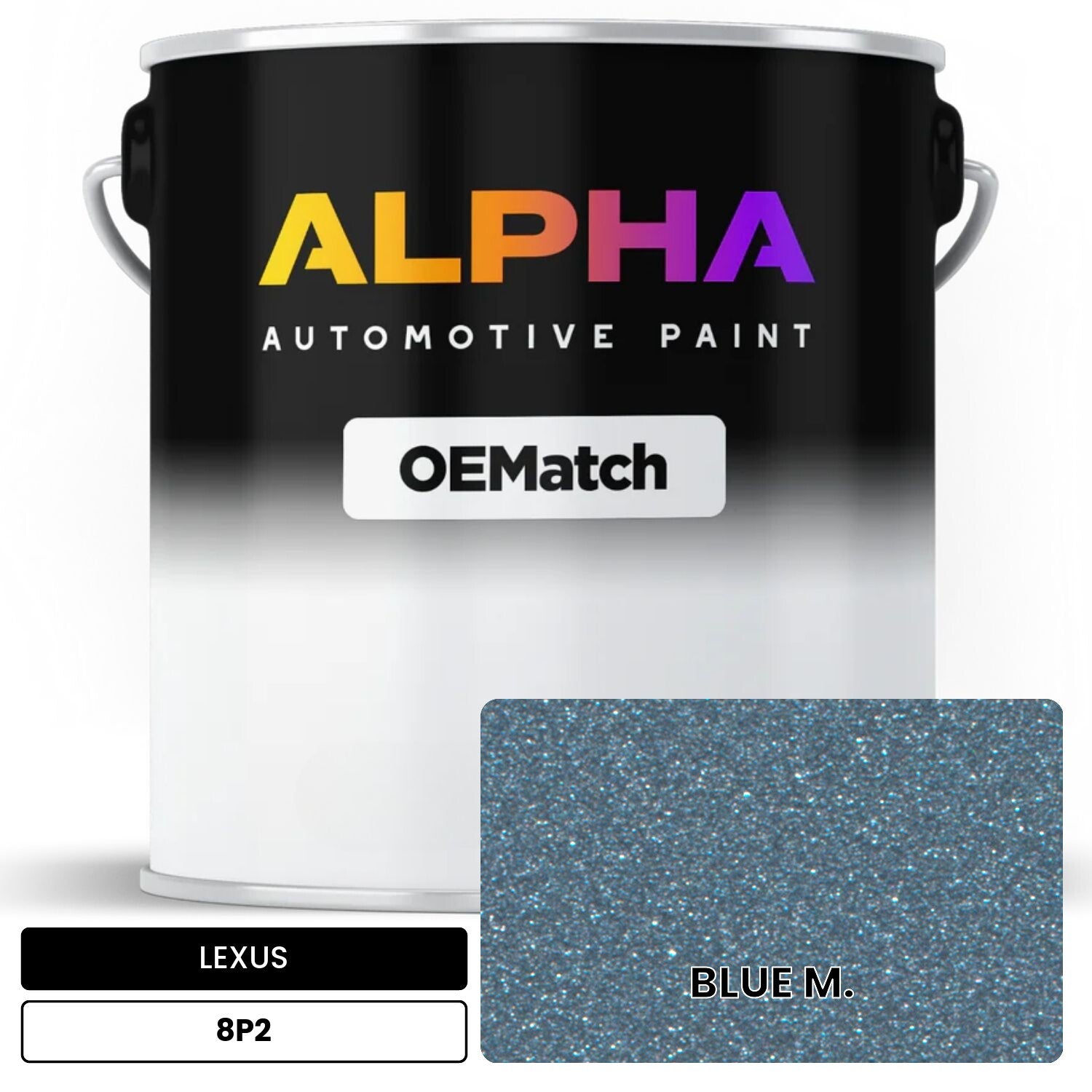 LEXUS BLUE M. 8P2 OEMatch Basecoat