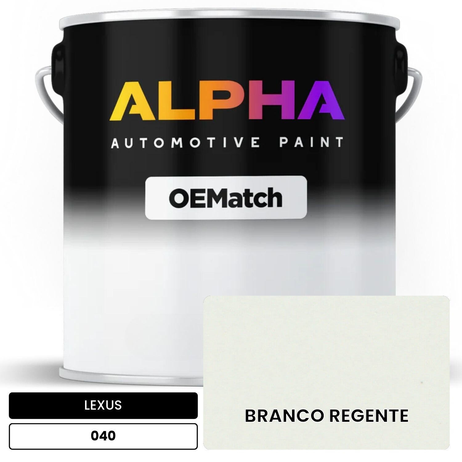 LEXUS BRANCO REGENTE 040 OEMatch Basecoat
