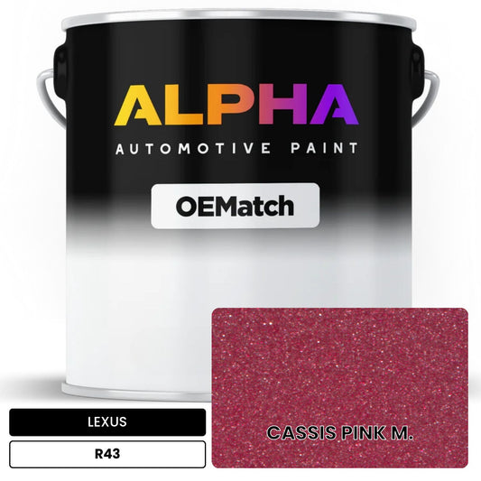 LEXUS CASSIS PINK M. R43 OEMatch Basecoat
