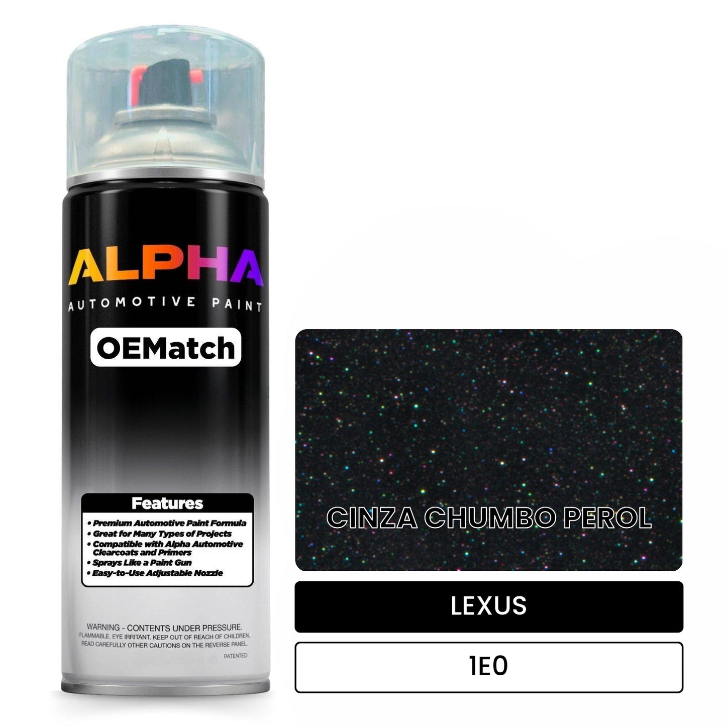 LEXUS CINZA CHUMBO PEROL 1E0 OEMatch Spraycan