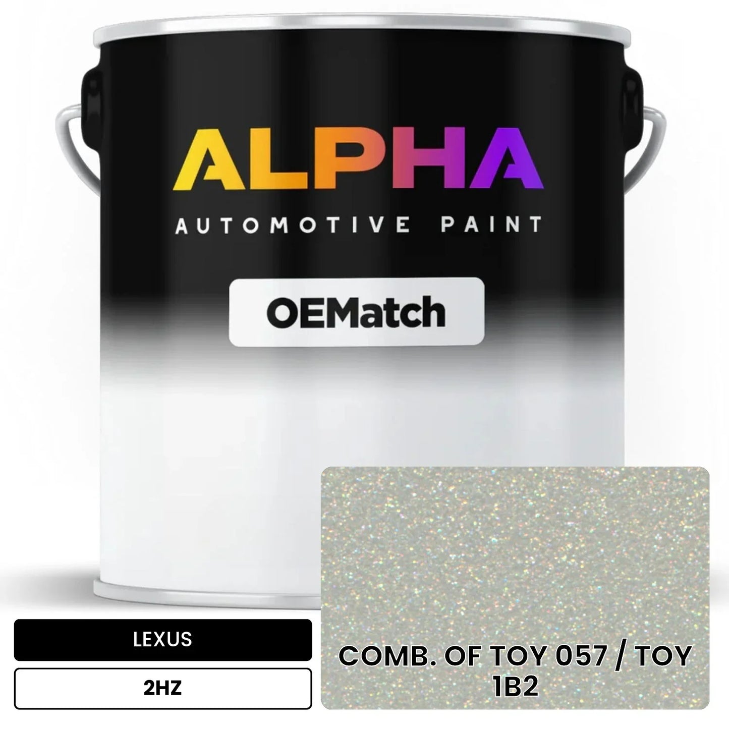 LEXUS COMB. OF TOY 057 / TOY 1B2 2HZ OEMatch Basecoat