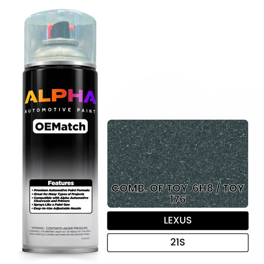 LEXUS COMB. OF TOY  6H8 / TOY  176 21S OEMatch Spraycan
