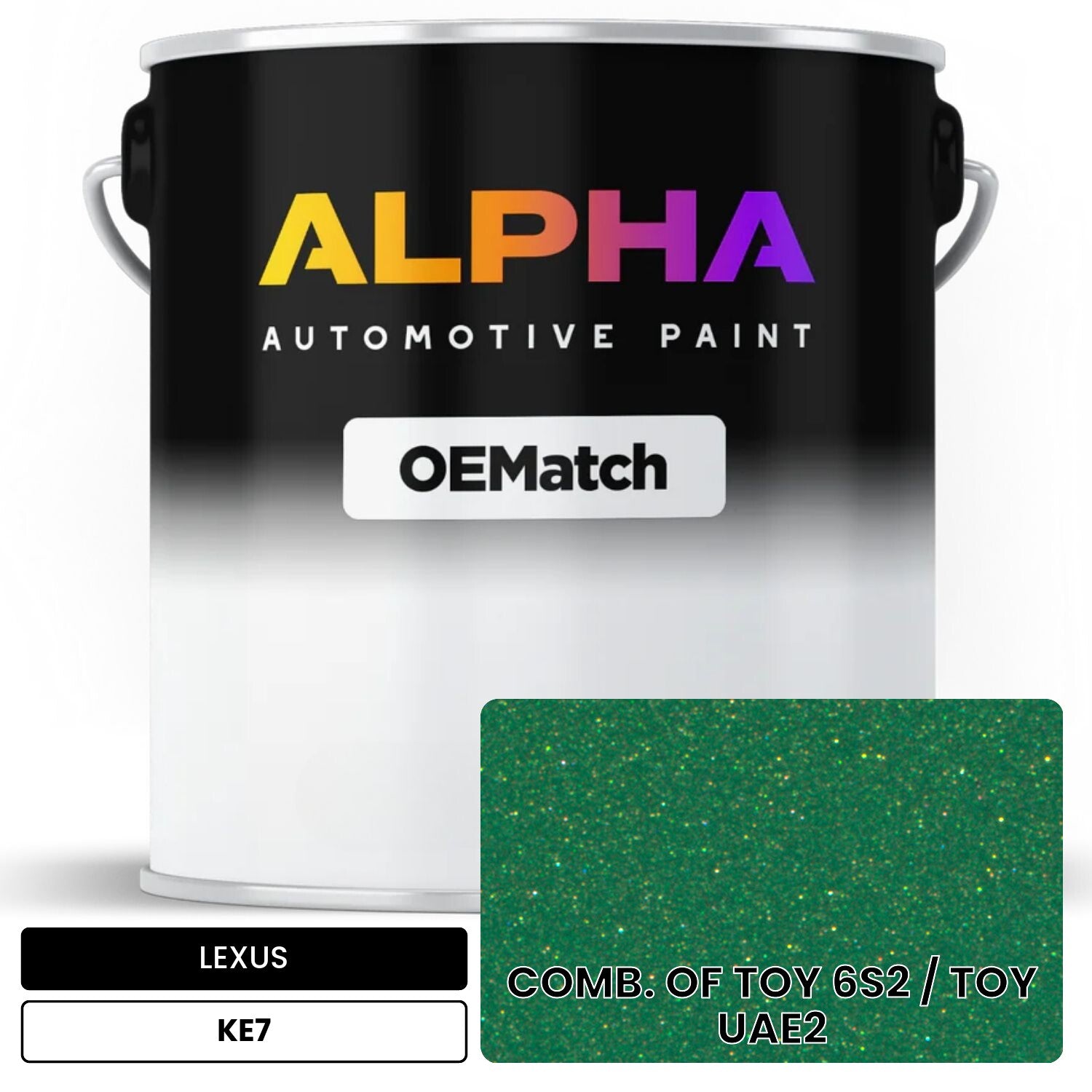 LEXUS COMB. OF TOY 6S2 / TOY UAE2 KE7 OEMatch Basecoat