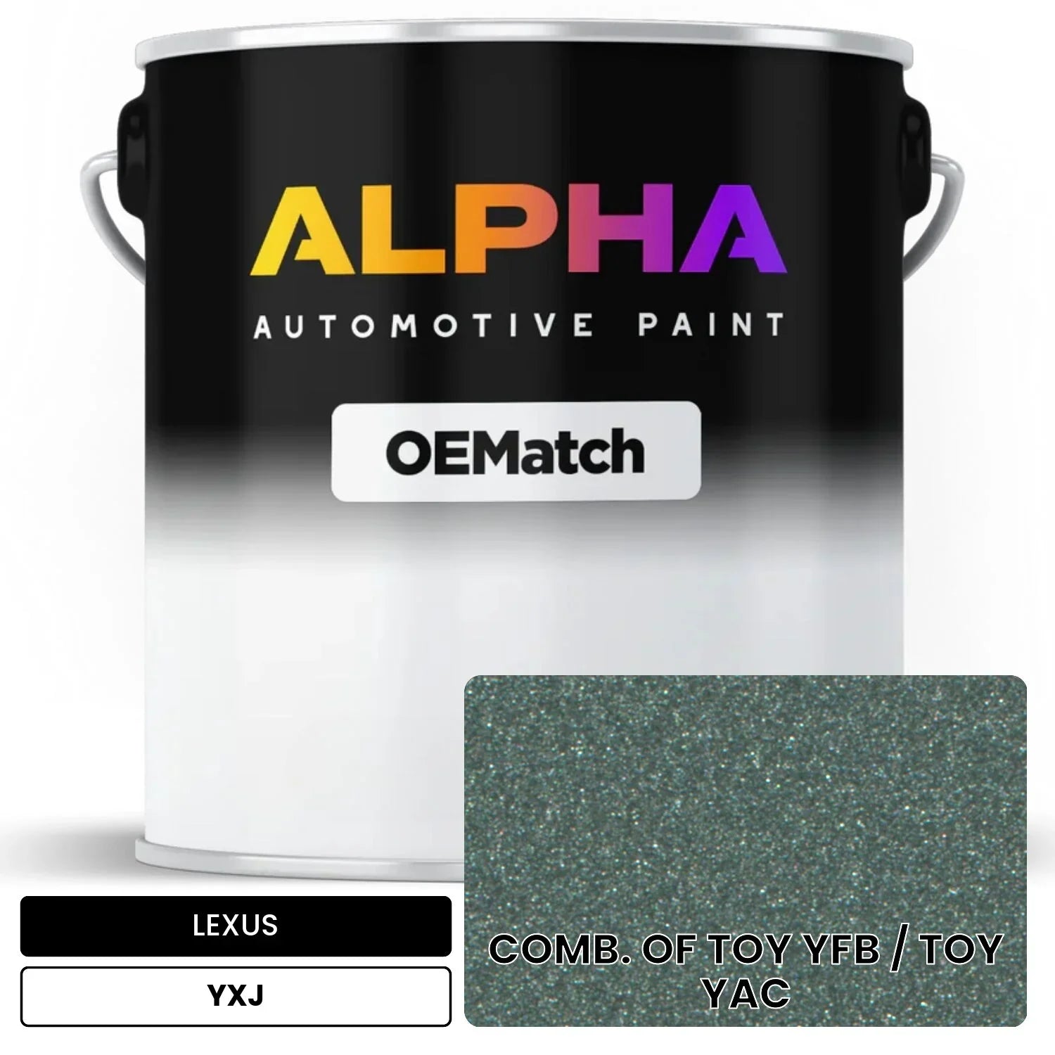 LEXUS COMB. OF TOY YFB / TOY YAC YXJ OEMatch Basecoat