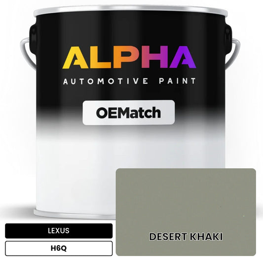 LEXUS DESERT KHAKI H6Q OEMatch Basecoat