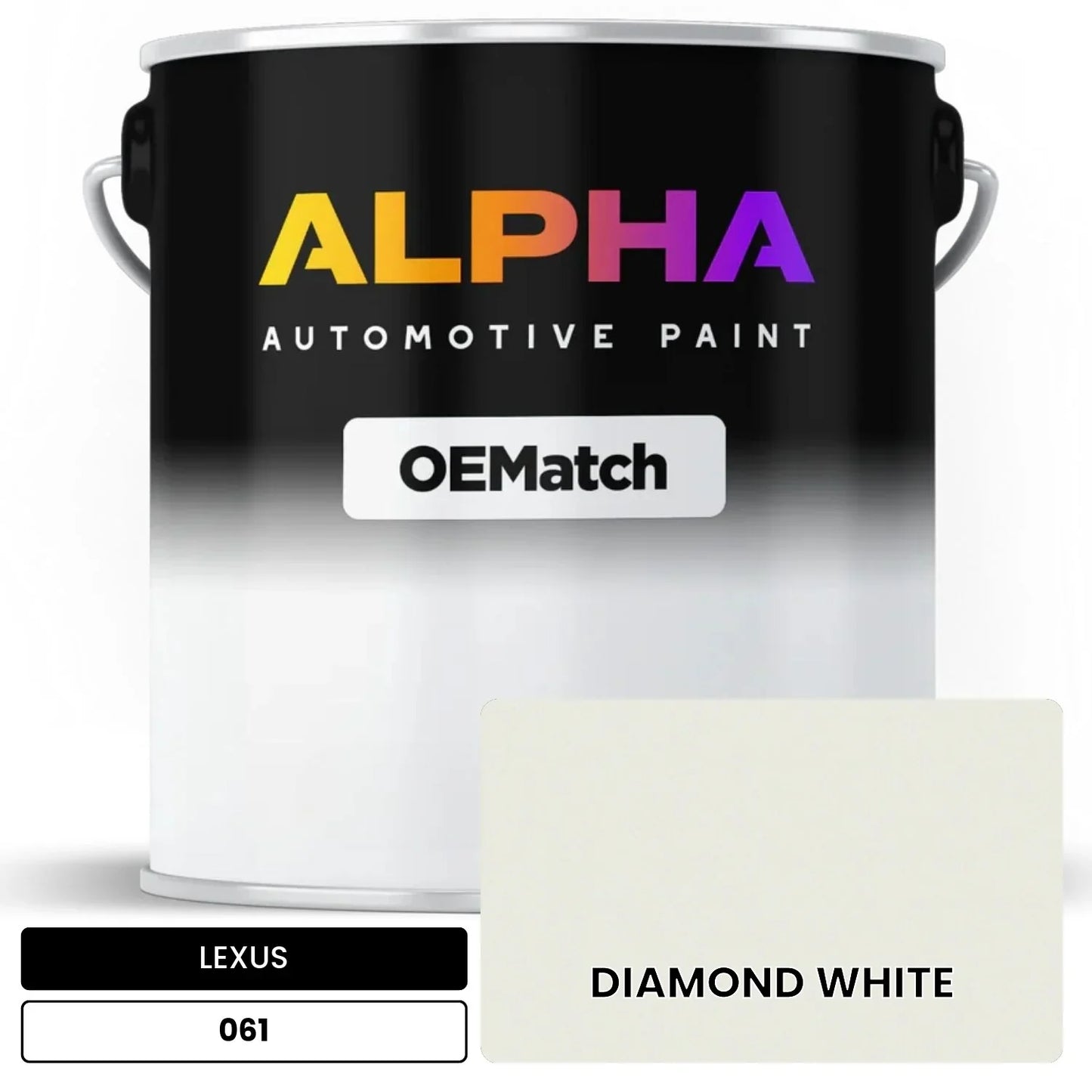 LEXUS DIAMOND WHITE 061 OEMatch Basecoat