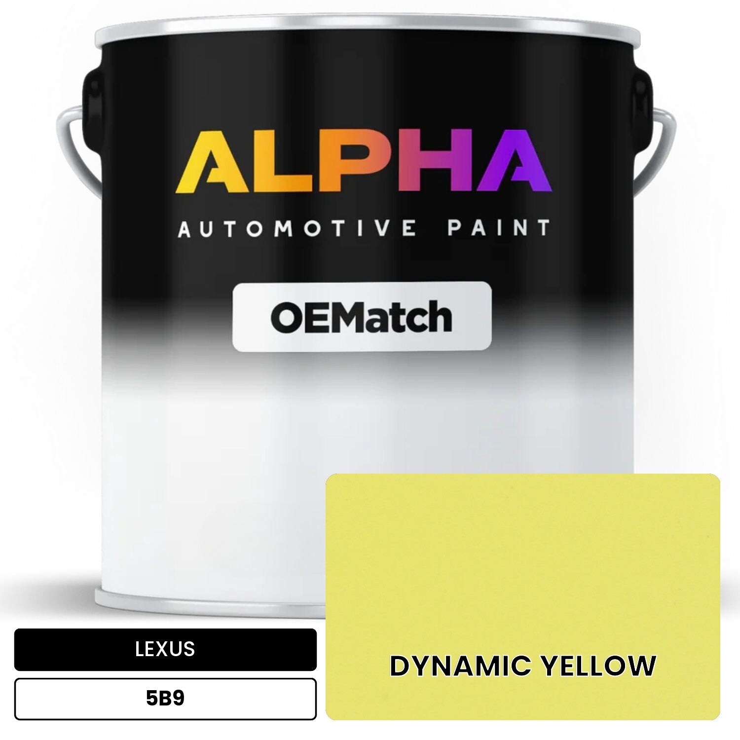 LEXUS DYNAMIC YELLOW 5B9 OEMatch Basecoat