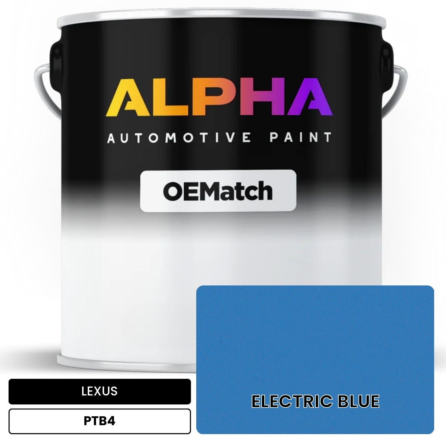 LEXUS ELECTRIC BLUE PTB4 OEMatch Basecoat