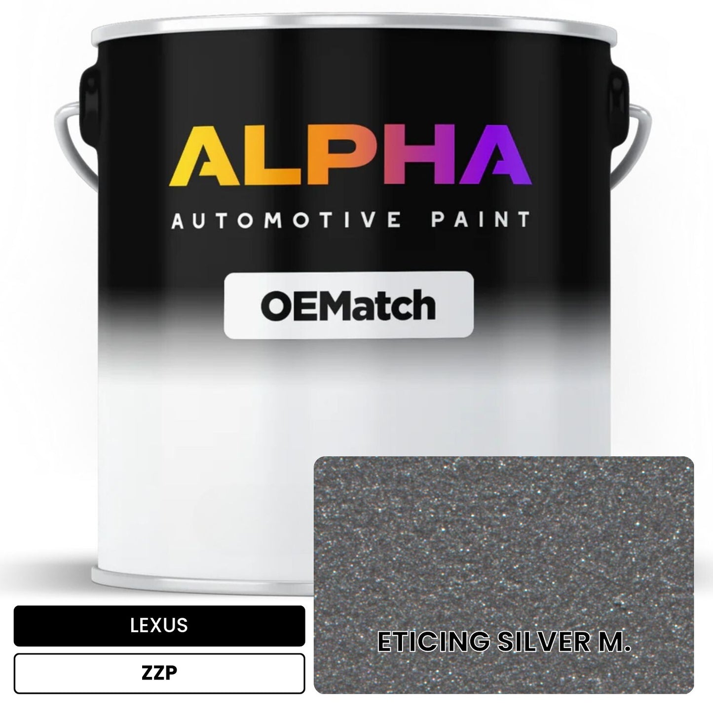 LEXUS ETICING SILVER M. ZZP OEMatch Basecoat