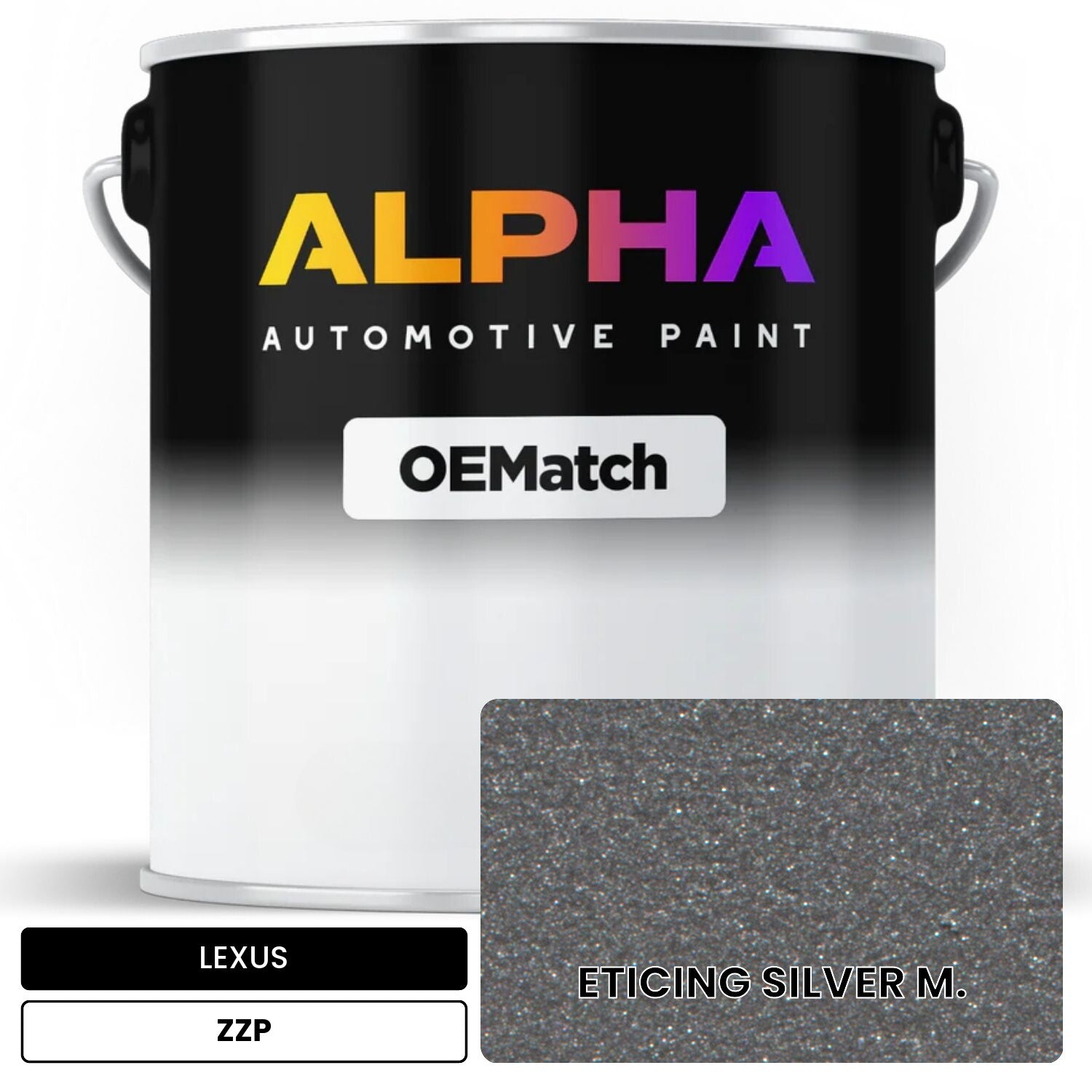 LEXUS ETICING SILVER M. ZZP OEMatch Basecoat