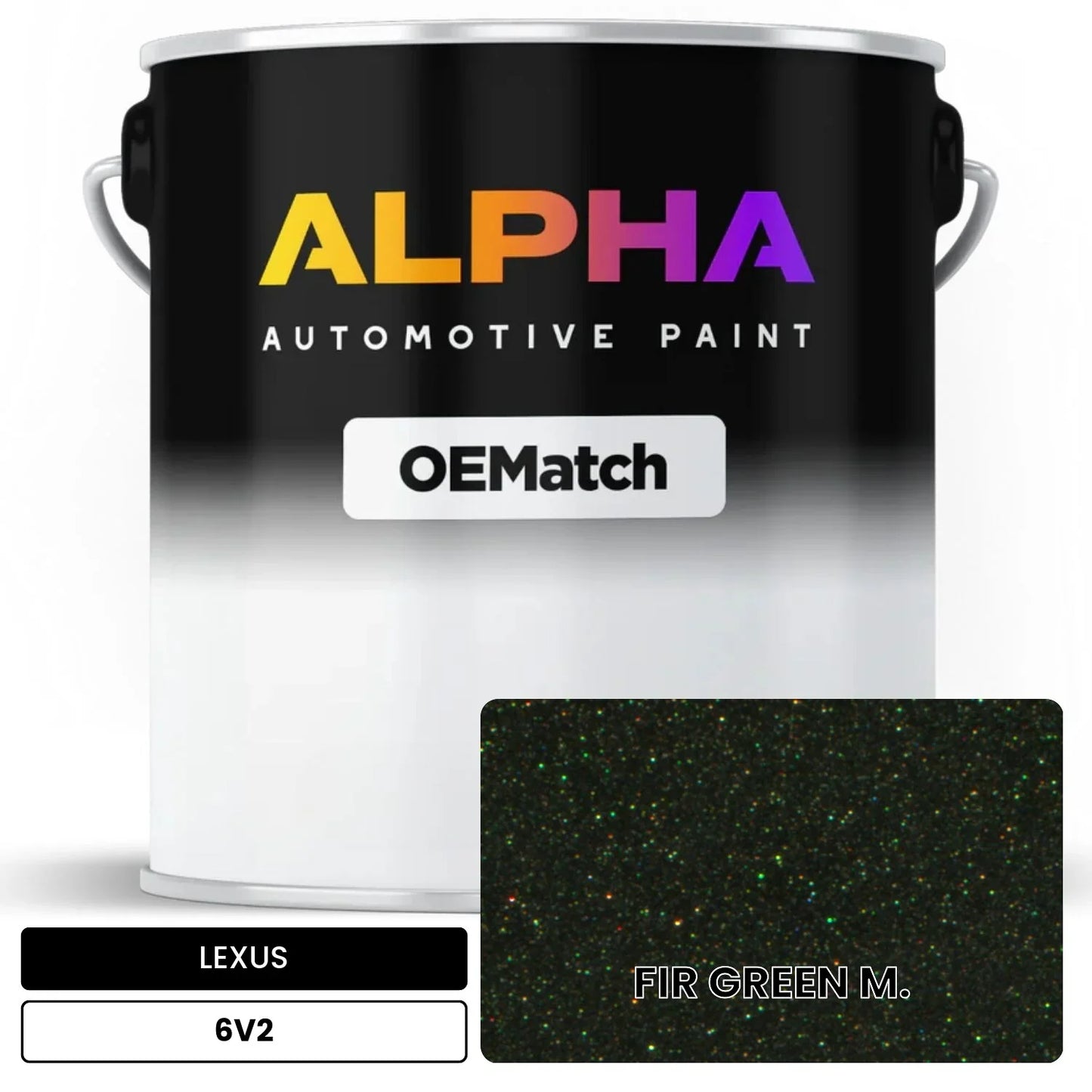 LEXUS FIR GREEN M. 6V2 OEMatch Basecoat