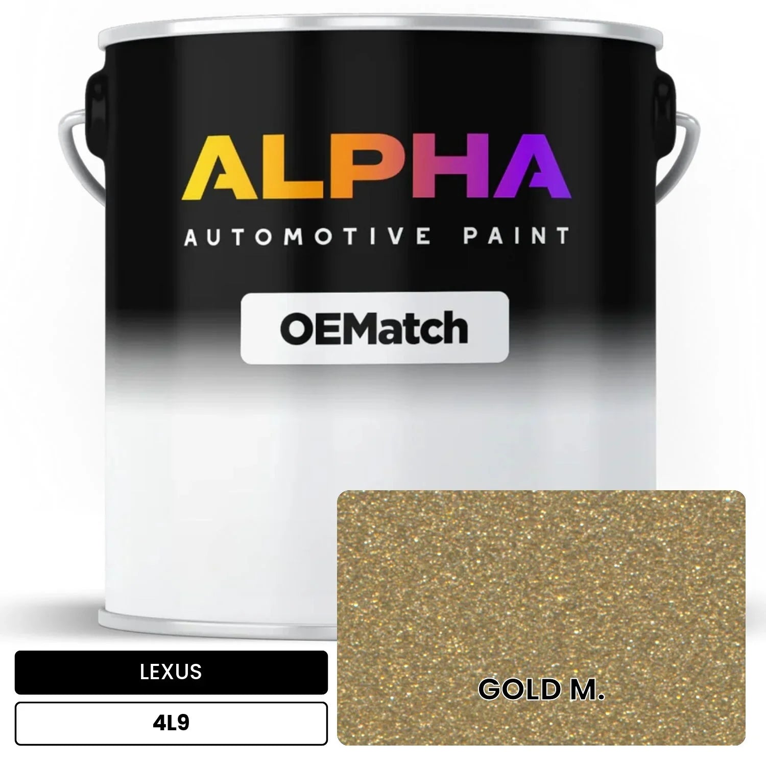 LEXUS GOLD M. 4L9 OEMatch Basecoat