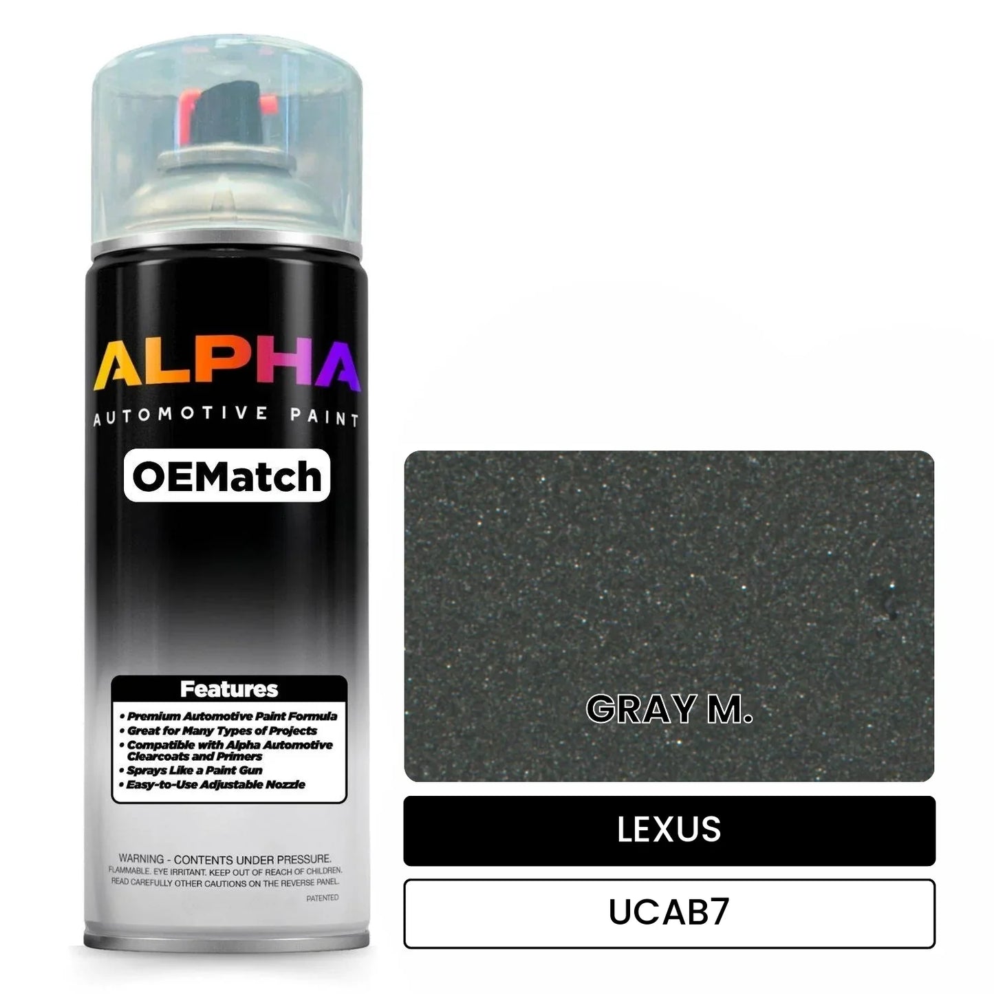 LEXUS GRAY M. UCAB7 OEMatch Spraycan