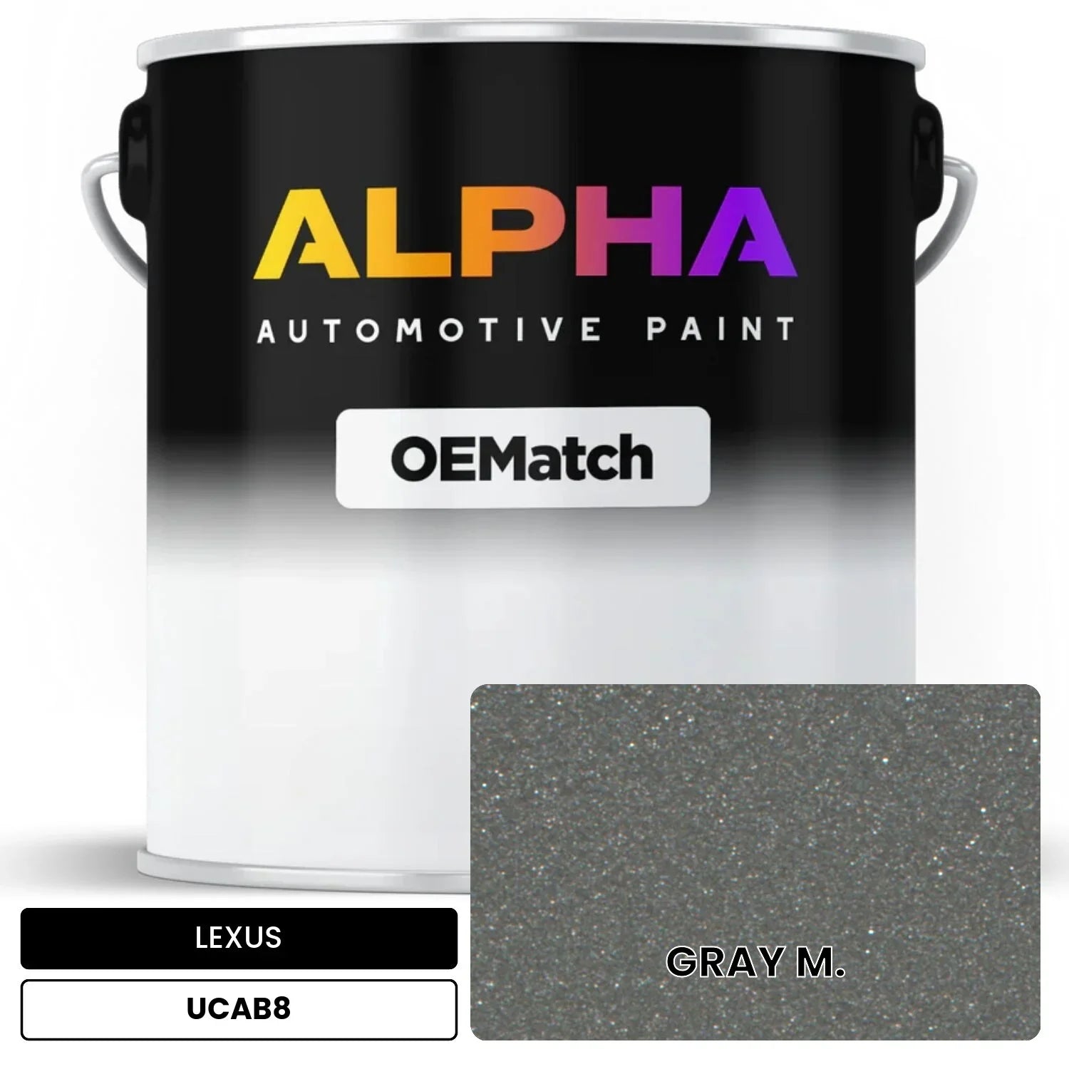 LEXUS GRAY M. UCAB8 OEMatch Basecoat