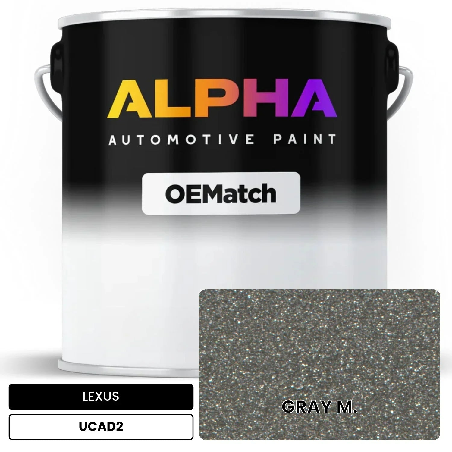 LEXUS GRAY M. UCAD2 OEMatch Basecoat