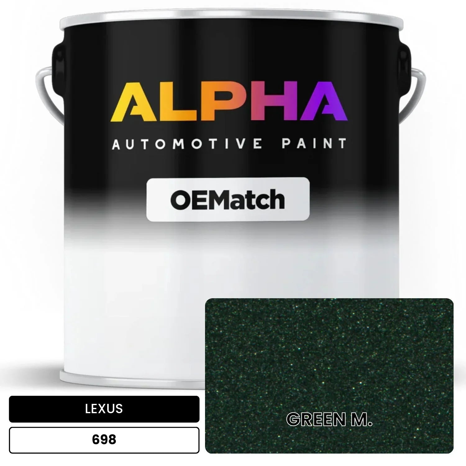 LEXUS GREEN M. 698 OEMatch Basecoat