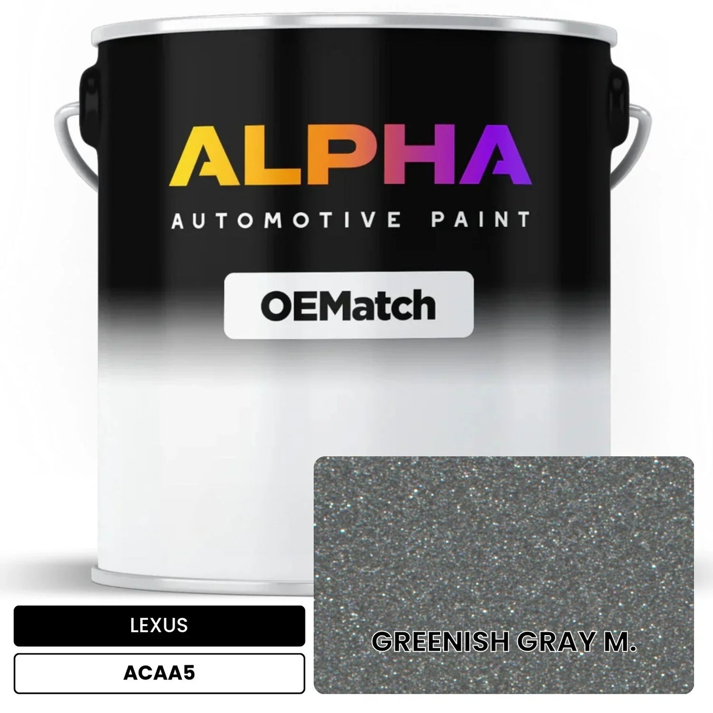LEXUS GREENISH GRAY M. ACAA5 OEMatch Basecoat