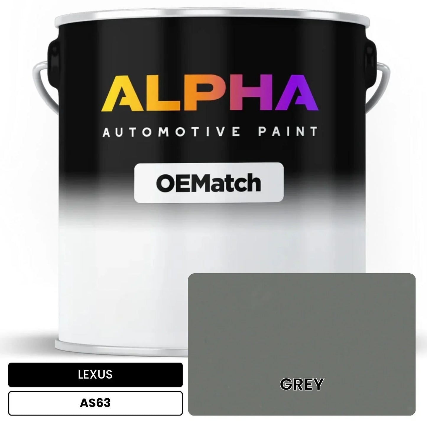 LEXUS GREY AS63 OEMatch Basecoat