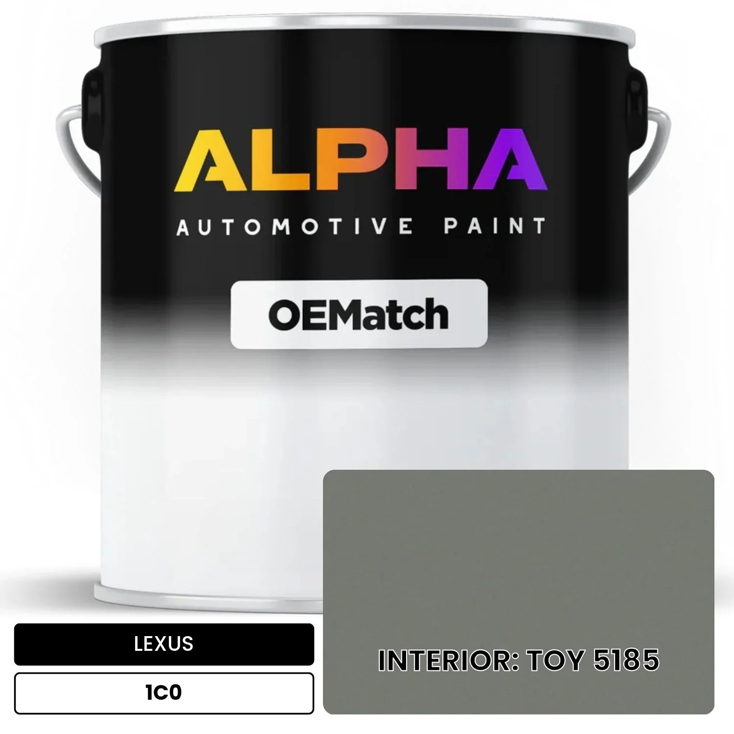 LEXUS INTERIOR: TOY 5185 1C0 OEMatch Basecoat