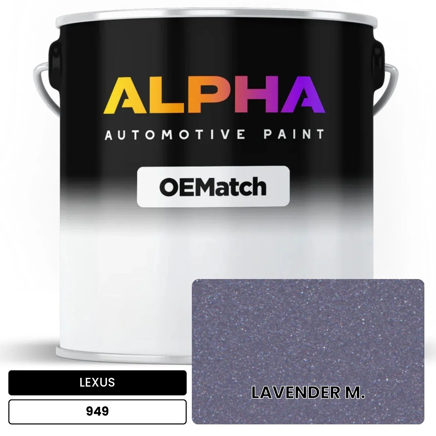 LEXUS LAVENDER M. 949 OEMatch Basecoat