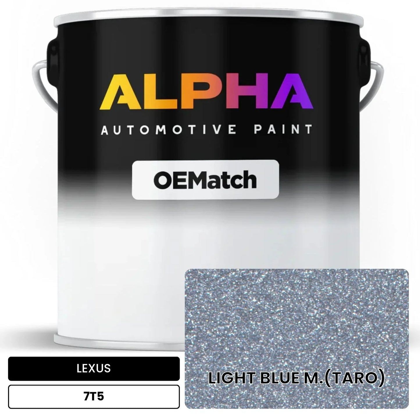 LEXUS LIGHT BLUE M.(TARO) 7T5 OEMatch Basecoat