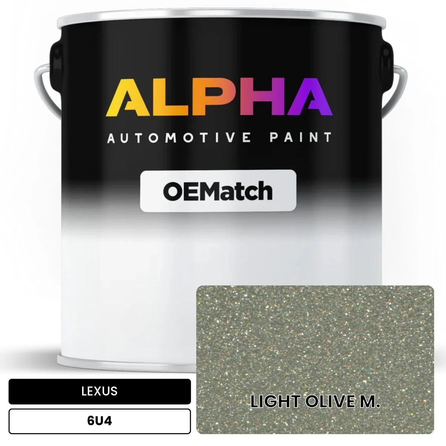 LEXUS LIGHT OLIVE M. 6U4 OEMatch Basecoat
