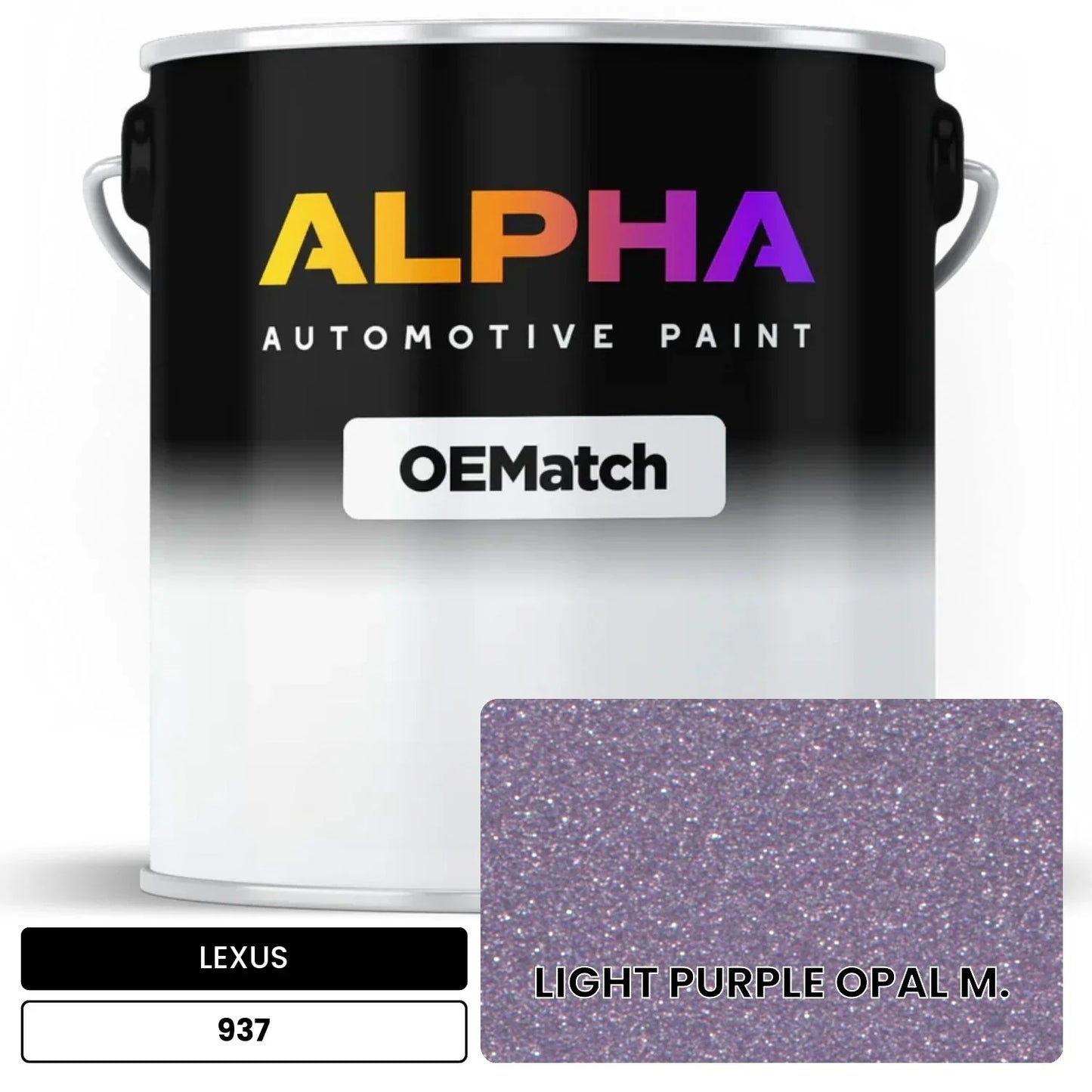 LEXUS LIGHT PURPLE OPAL M. 937 OEMatch Basecoat
