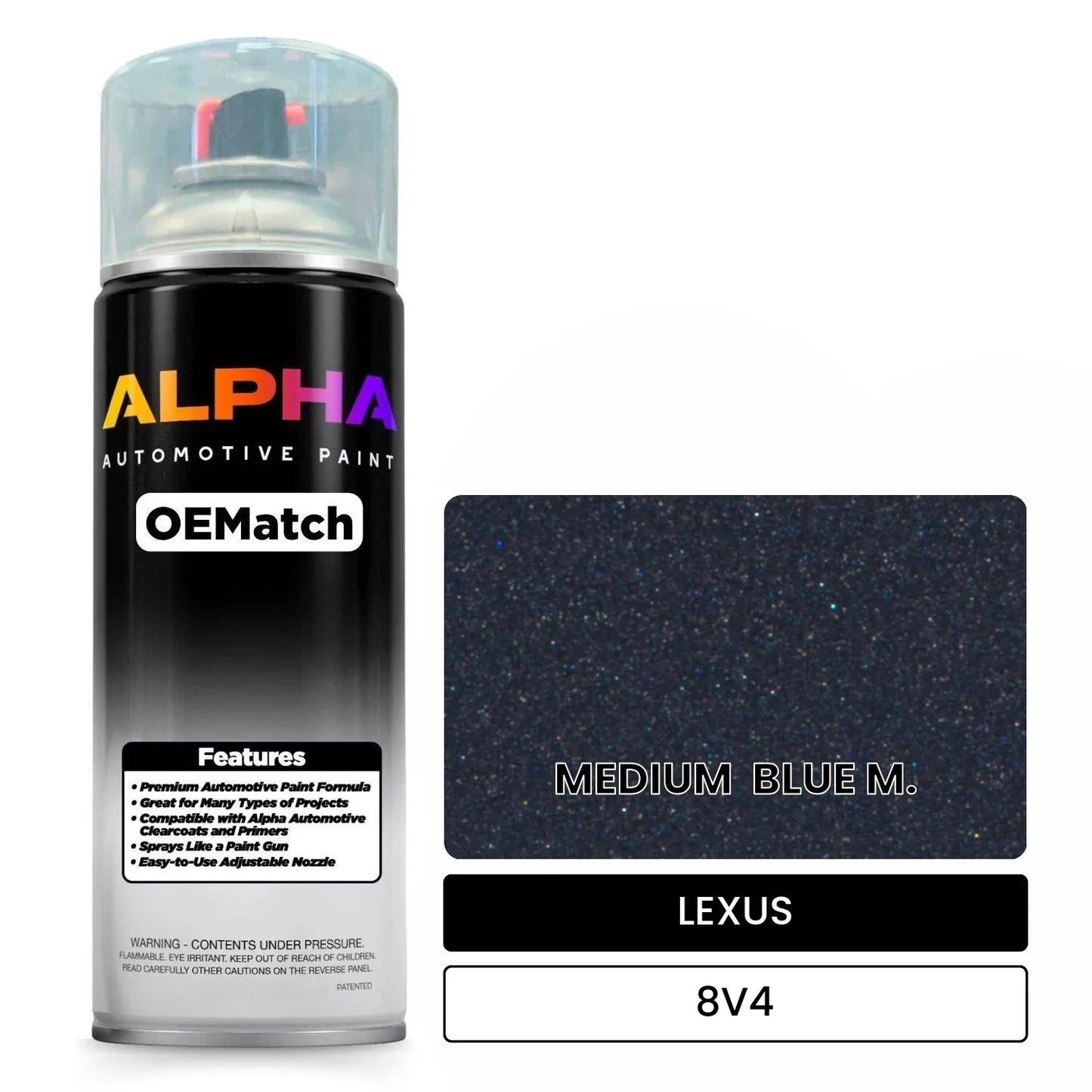 LEXUS MEDIUM  BLUE M. 8V4 OEMatch Spraycan