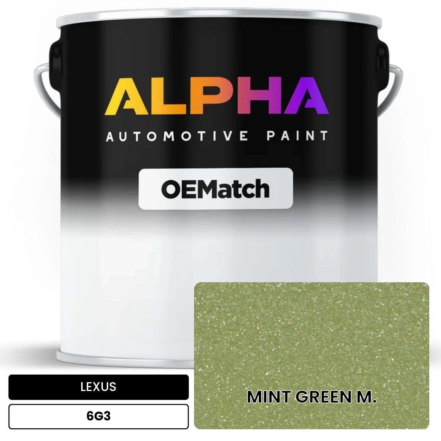 LEXUS MINT GREEN M. 6G3 OEMatch Basecoat