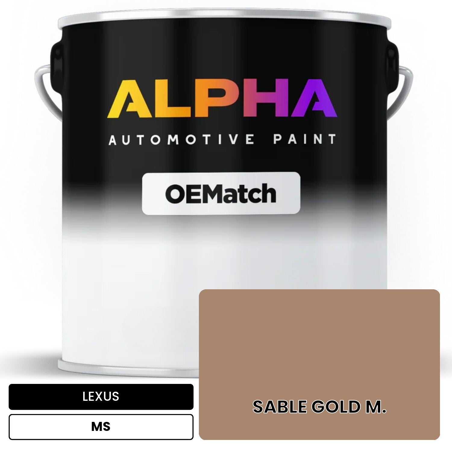 LEXUS SABLE GOLD M. MS OEMatch Basecoat