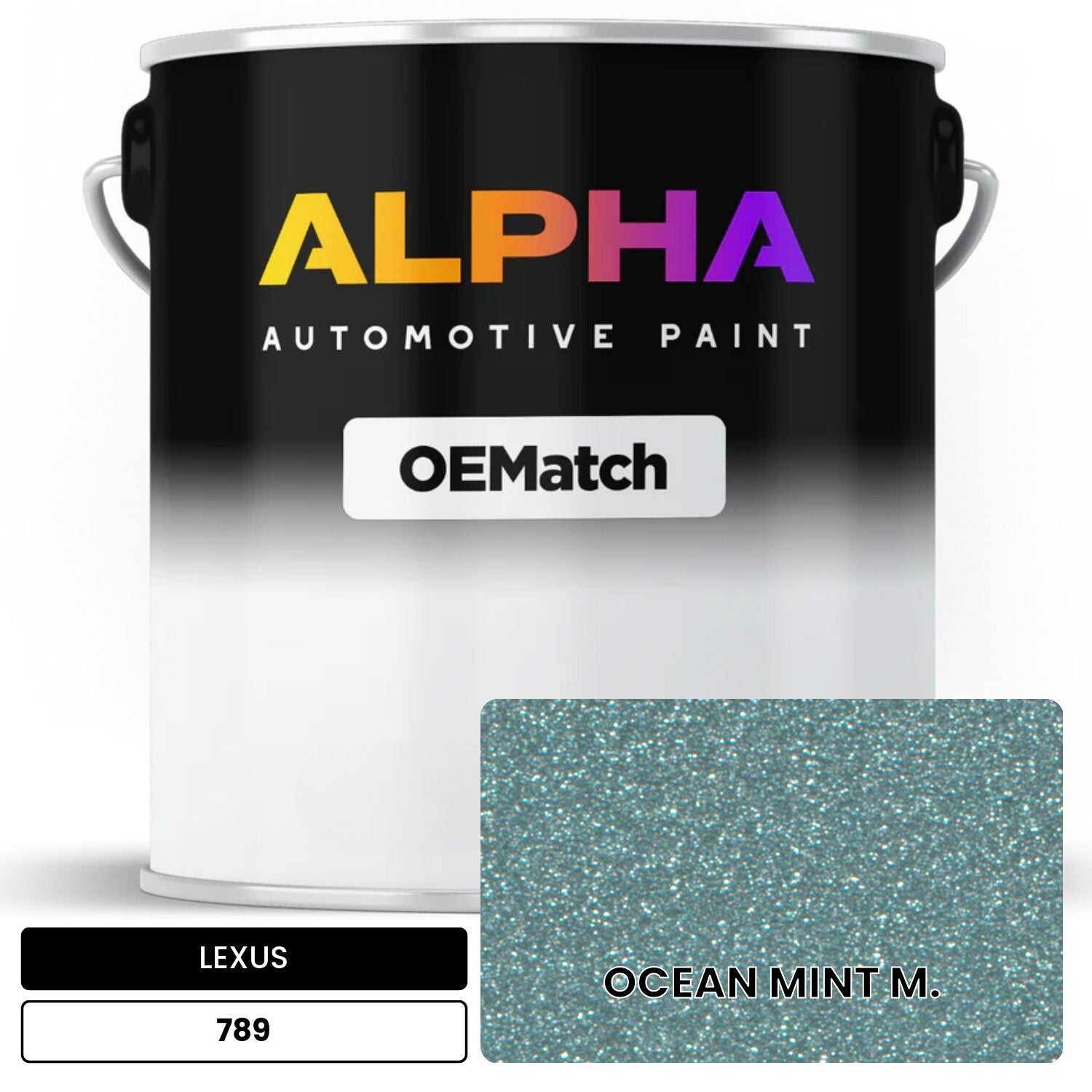 LEXUS OCEAN MINT M. 789 OEMatch Basecoat