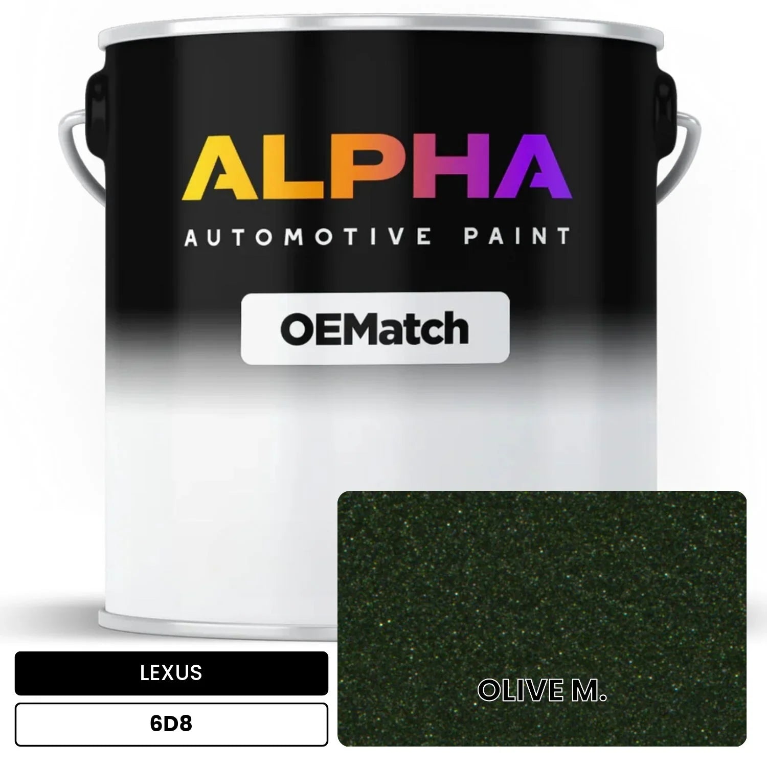 LEXUS OLIVE M. 6D8 OEMatch Basecoat