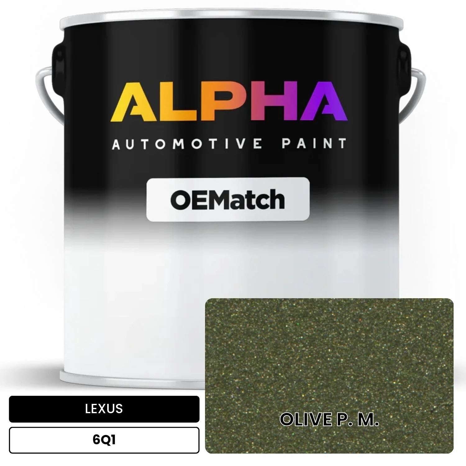 LEXUS OLIVE P. M. 6Q1 OEMatch Basecoat
