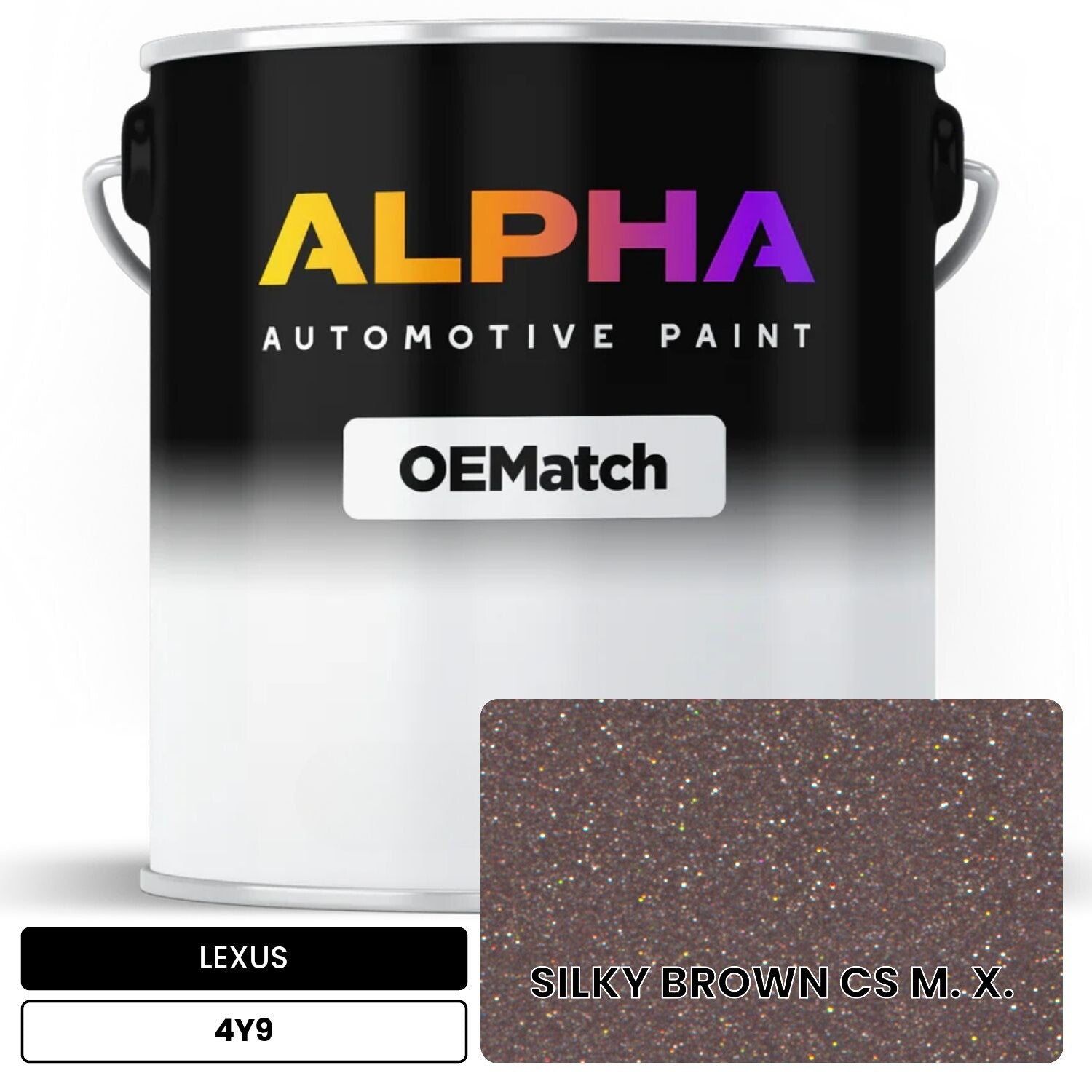 LEXUS SILKY BROWN CS M. X. 4Y9 OEMatch Basecoat