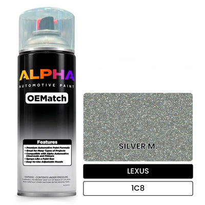 LEXUS SILVER M. 1C8 | OEMatch Automotive Spraycan