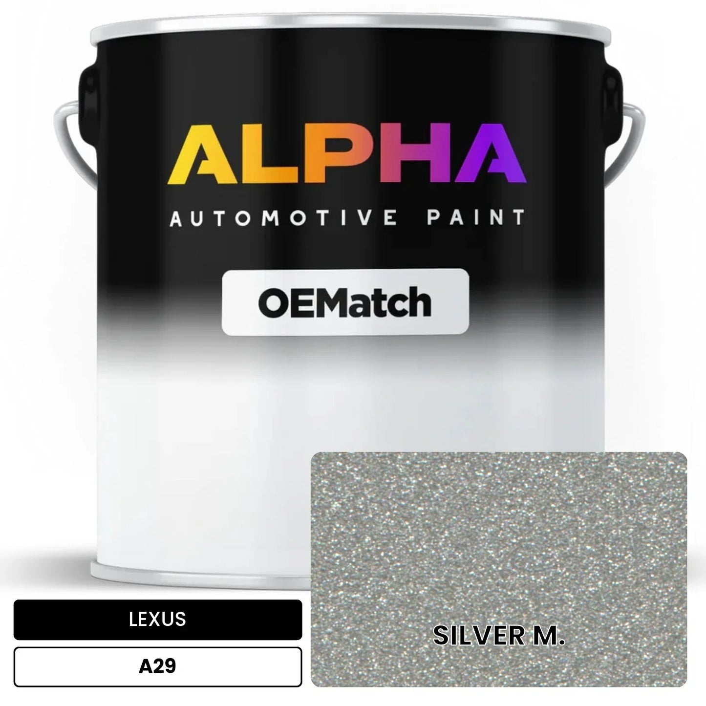 LEXUS SILVER M. A29 OEMatch Basecoat