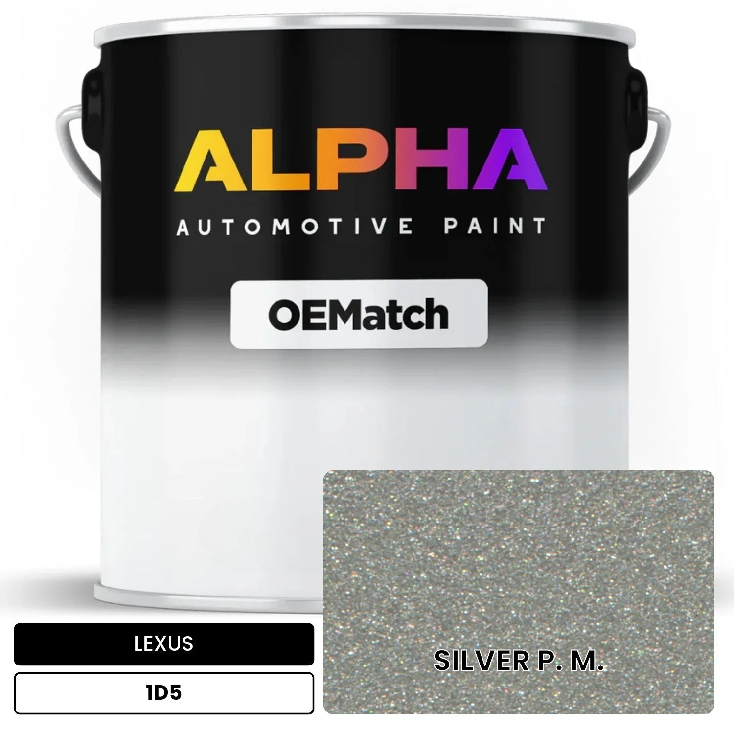 LEXUS SILVER P. M. 1D5 OEMatch Basecoat