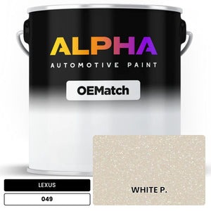 LEXUS WHITE P. 049 | OEMatch Automotive Basecoat
