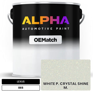LEXUS WHITE P. CRYSTAL SHINE M. 065 | OEMatch Automotive Basecoat