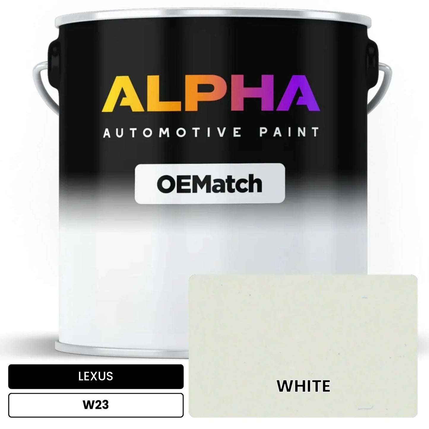 LEXUS WHITE W23 OEMatch Basecoat