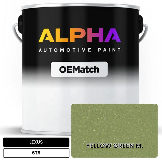 LEXUS YELLOW GREEN M. 6T9 OEMatch Basecoat