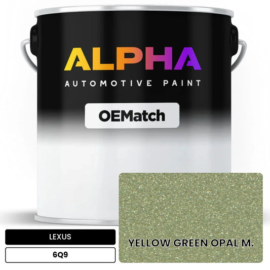LEXUS YELLOW GREEN OPAL M. 6Q9 OEMatch Basecoat